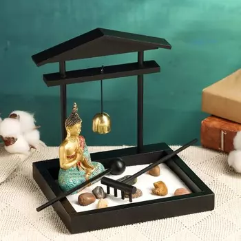 Сад камней с колокольчиком