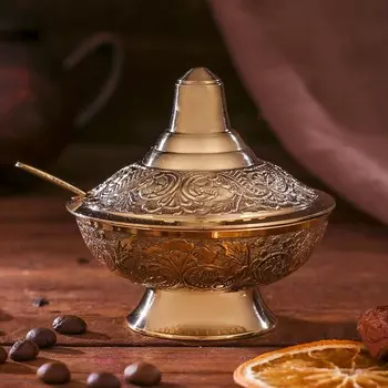 Сахарница латунь