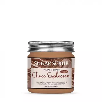 Сахарный скраб для лица с шоколадом 200мл