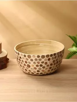 Салатник, 25.525.512 см, бамбук