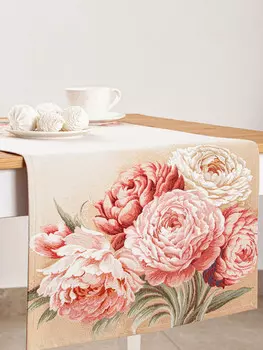 Салфетка "Английский сад", 44х100 см