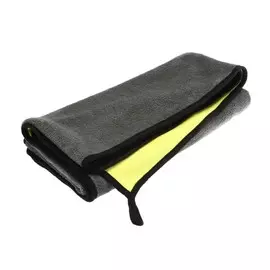 Тряпка для мытья авто, cartage, микрофибра, 400 г/м, 60160 cм, желто-серая