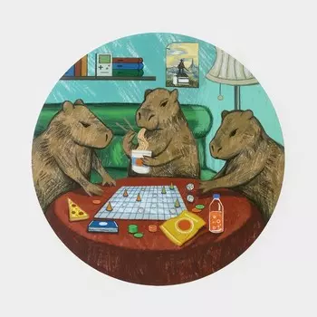 Салфетка кухонная круглая