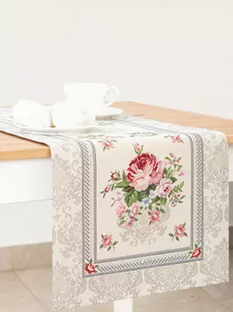 Салфетка "Розы Дамаск", 42х136 см
