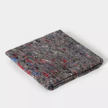 Салфетка - тряпка хозяйственная доляна, 5060 см, плотность 180 г/м, строчка 2,5 мм, с оверлоком, серая