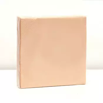 Салфетки бумажные sima-land home однотонные, 24х24, 3 слоя, 20 шт