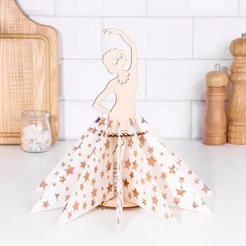 Салфетница деревянная