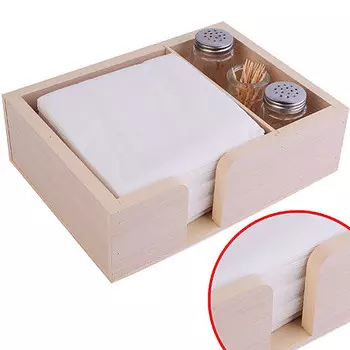 Салфетница белая + подст/д/солонки