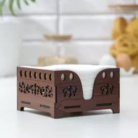 Салфетница деревянная доляна
