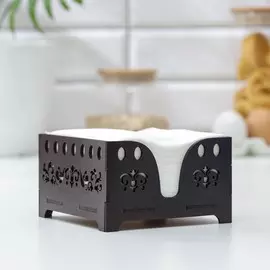 Салфетница деревянная доляна