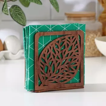 Салфетница деревянная