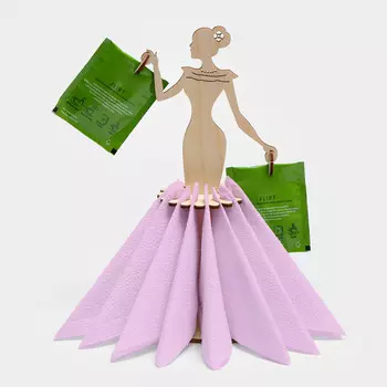 Салфетница деревянная