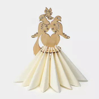 Салфетница деревянная