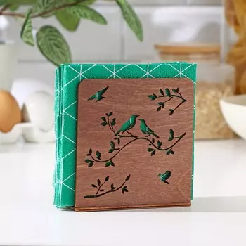 Салфетница деревянная