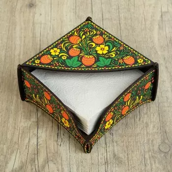 Салфетница деревянная