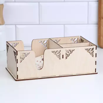 Салфетница деревянная