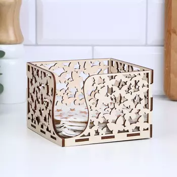 Салфетница деревянная