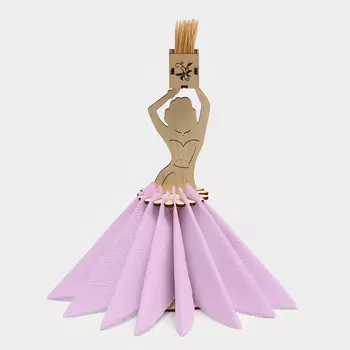 Салфетница деревянная