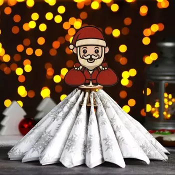 Салфетница деревянная доляна