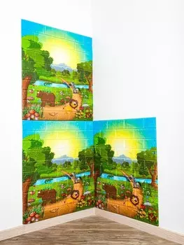 Самоклеящиеся обои "Сказочный восход" 5 шт/уп