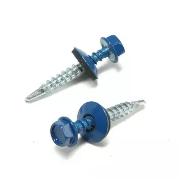 Саморезы кровельные 4.835 мм, ral5005 синий, 250 шт.