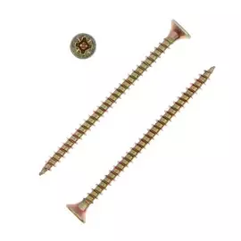 Саморезы универсальные tundra 4.0x60, желтый цинк, 200 шт.