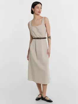 Сарафан женский бежевый