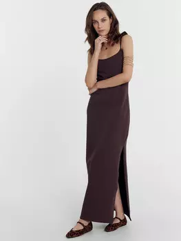 Сарафан женский пепельно-коричневый