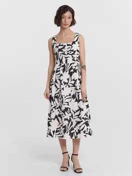 Сарафан женский с цветочным принтом