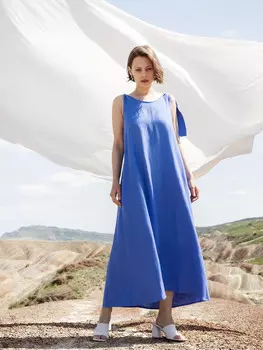 Сарафан женский в синем цвете