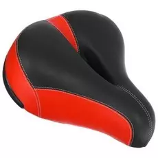 Седло dream bike, комфорт, цвет красный
