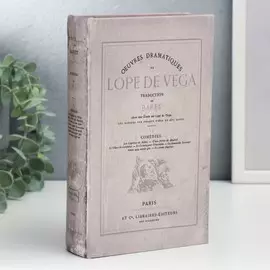 Сейф-книга дерево кожзам