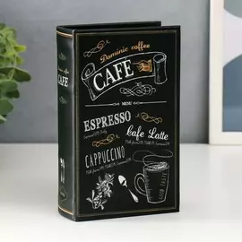 Сейф-книга дерево кожзам