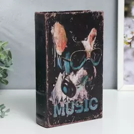 Сейф-книга дерево кожзам