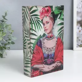 Сейф-книга дерево кожзам