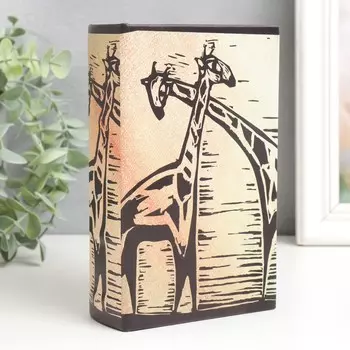 Сейф-книга дерево кожзам