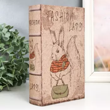 Сейф-книга дерево кожзам