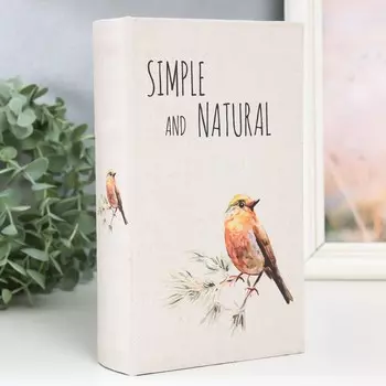 Сейф-книга дерево кожзам