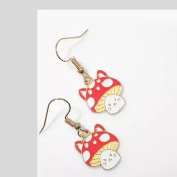 Серьги с эмалью