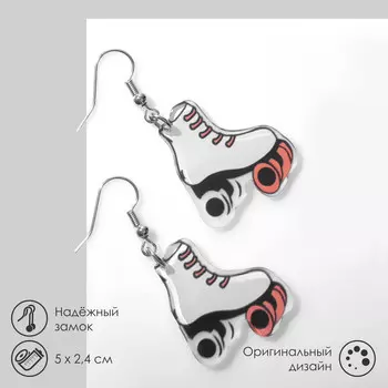 Серьги пластик