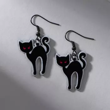 Серьги на хэллоуин