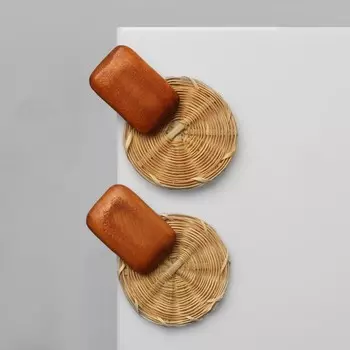 Серьги из дерева