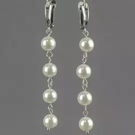 Серьги жемчуг