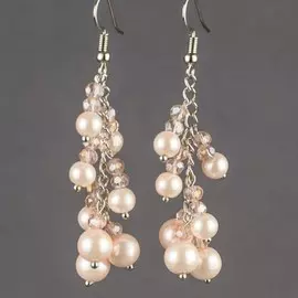 Серьги жемчуг