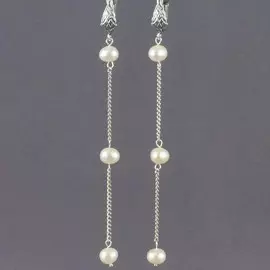 Серьги жемчуг