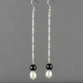 Серьги жемчуг