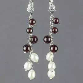 Серьги жемчуг