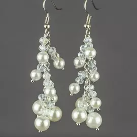 Серьги жемчуг