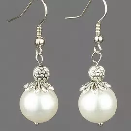 Серьги жемчуг