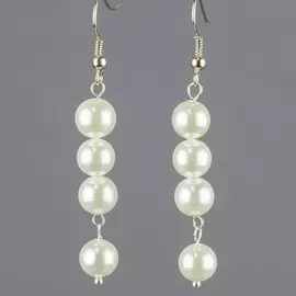 Серьги жемчуг